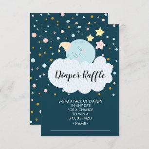 Convites Sobre o Bilhete de Fralda da Lua Raffle