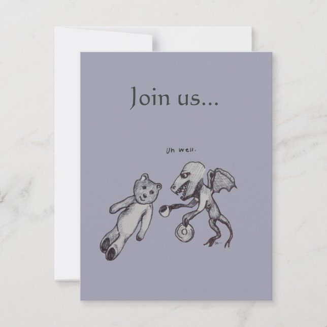 Convites Sobre o Dragão do Chá e o Urso (Frente)