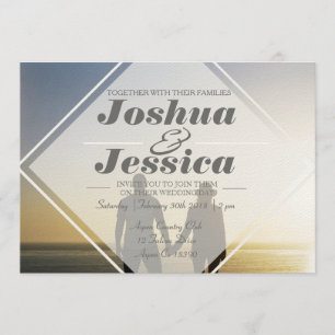 Convites Sobreposição Urbana Moderna   Casamento de Fotog