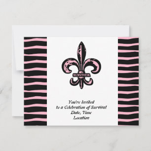 Convites Sobrevivência do Câncer da Mama