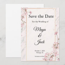 Convites Sofisticados de Save the Date