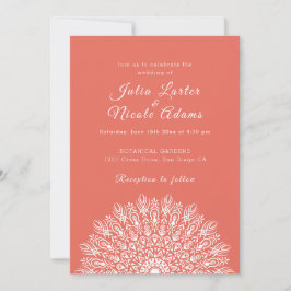 Convites Soft Feather Dry Pampas Grass Mandala Wedding
