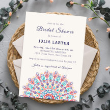 Soft Feather Pampas Grass Mandala Bridal Shower