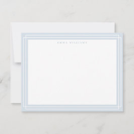 Convites Soft Gray Frame Note Card