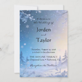 Convites Soft Winter Daydream 