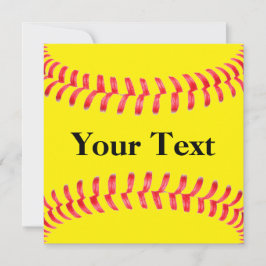 Convites Softball Personalizados