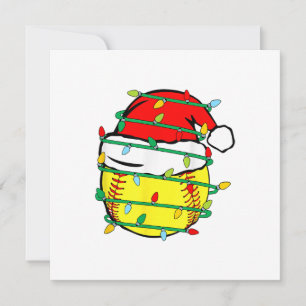 Convites Softbol de Natal 