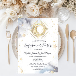 Convites Sol Celestial,Lua,Estrelas