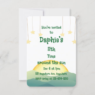 Convites Sol & Estrelas