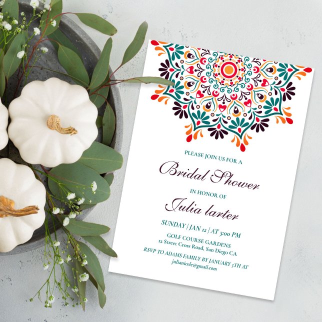 Convites Sol Nascente Boho Floral Rústico Mandala Casamento (Criador carregado)