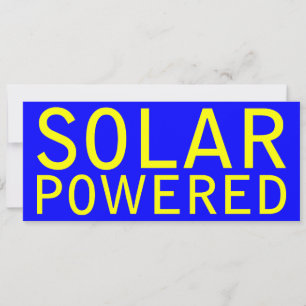 Convites solar powered