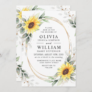 Convites Solarflores impermeáveis Casamento verde