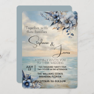 Convites Soldado e Casamento Floral Elegante