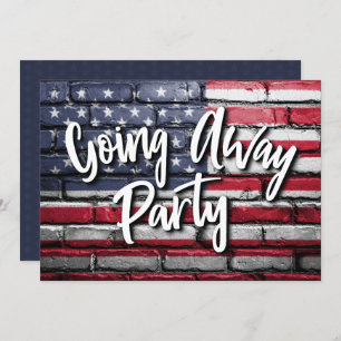 Convites Soldado Indo Embora Patriótico do Partido