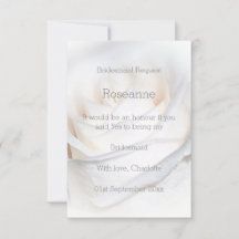 Solicitação de Design Bridesmaid White Rose