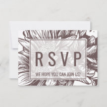 Solicitação de Música para Girassol Marrom RSVP