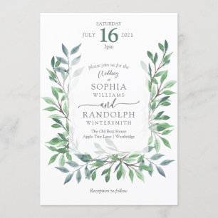 Convites Solo Orgânico Vintage Wreath