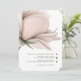Convites Solteiro de inverno Grande Casamento Floral
