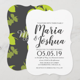 Convites Sombra de Limão Cítrico Casamento Lima