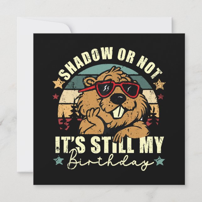 Convites sombra ou não, ainda é meu aniversário (Frente)