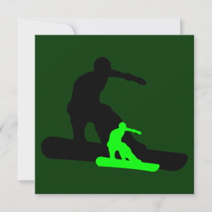 Convites sombra : snowboard