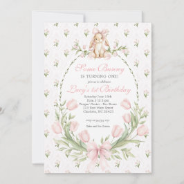 Convites Some Bunny is One Invitation, Bunny Birthday