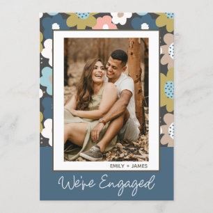 Convites Somos a Festa de noivado de fotos do Flor da Natur