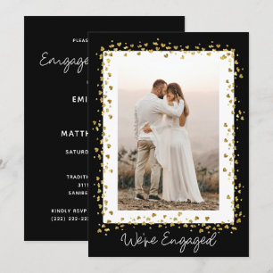 Convites Somos a Festa de noivado de Fotos Personalizadas E