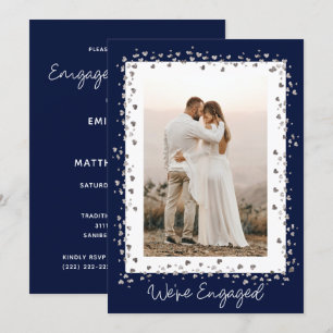 Convites Somos a Festa de noivado de Fotos Personalizadas E