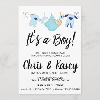 Convites Sonhando é um menino