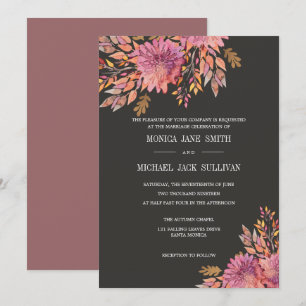 Convites Sonho de outono  Casamento Elegante