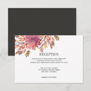 Convites Sonho de Outono Recepção de casamento