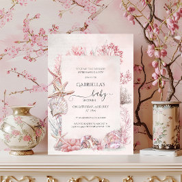 Convites Sonho sob o Chá de fraldas do mar