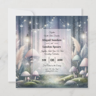 Convites Sonhos à Luz de Lanterna Casamento na Floresta Enc