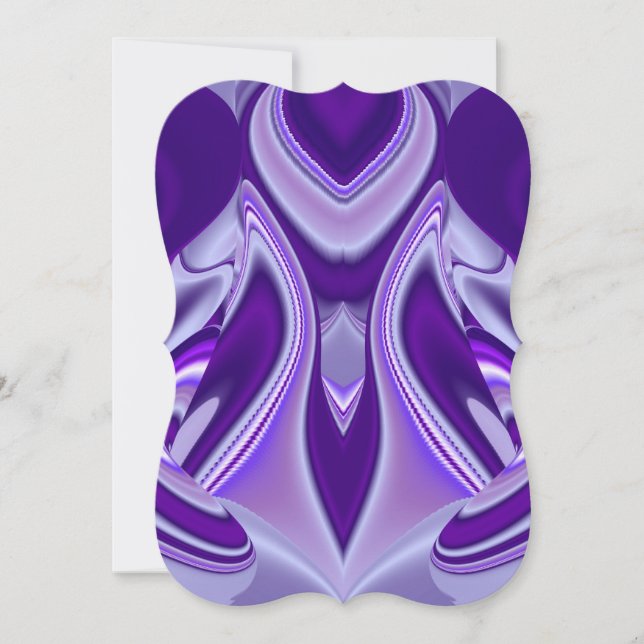 Convites Sonhos de Arco-Íris de Flor Roxo (Frente)