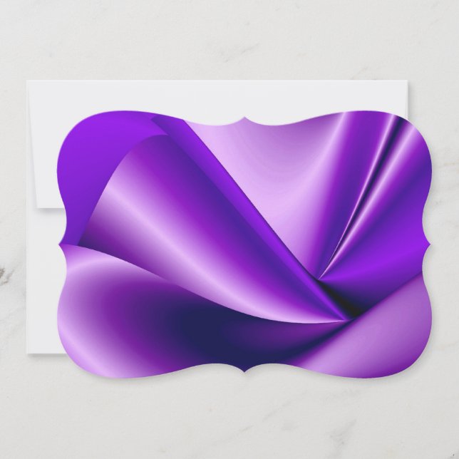 Convites Sonhos de Arco-Íris de Flor Roxo (Frente)