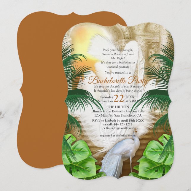 Convites Sonhos do Templo Real do ouro (Frente/Verso)