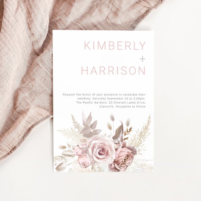 Convites Sonhos Esmagadores: Casamento por Rosa (Criador carregado)