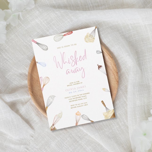 Convites Soon to be whisked away bridal shower (Criador carregado)