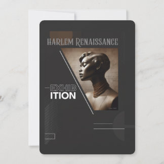 Convites Sophisticated Harlem Renaissance Exhibition