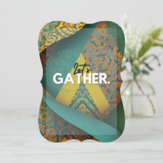 Convites Sophisticated Luxury African Asian Caribbean