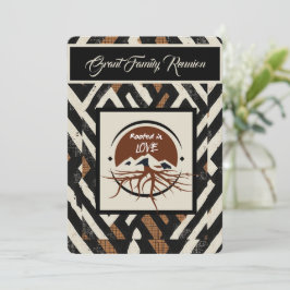 Convites Sophisticated Soulful Family Reunion