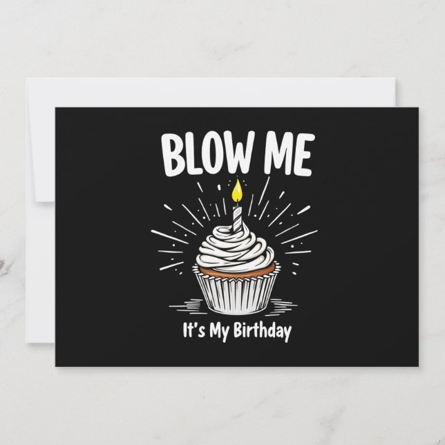 Convites Sopre-me É a minha Piada de Aniversário Engraçada (Frente)