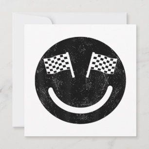 Convites Sorriso de corrida para festas de carros de corrid