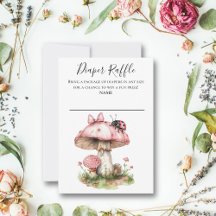 Sorteio de fraldas para chá de bebê da joaninha ro