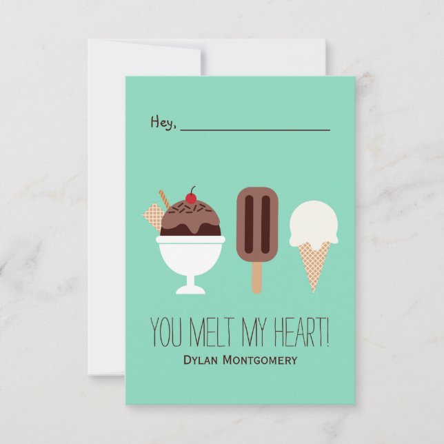 Convites Sorvete (Frente)