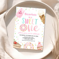 Sorvete Colorido Bolo Doce Um primeiro aniversario