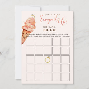 Convites Sorvete de jogo Bridal Bingo