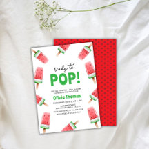 Sorvete De Melancia Pronta Para Chá de fraldas