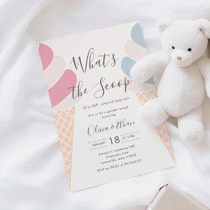 Convites Sorvete O que é a Revenda de Gênero do Pastel Scoo